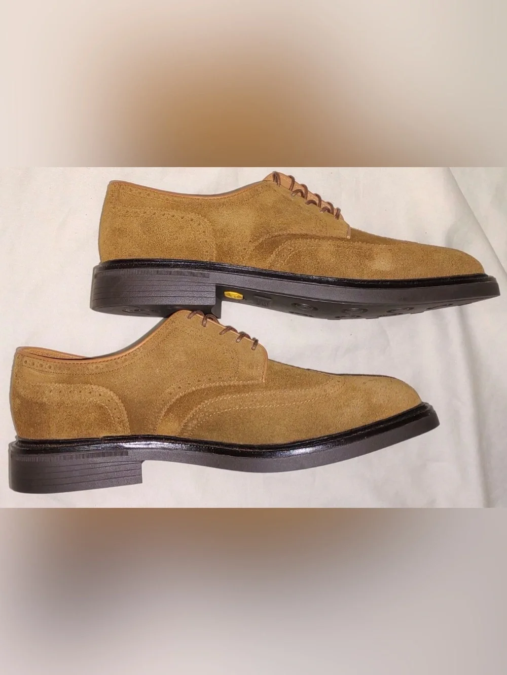 Polo Ralph Lauren Men's Asher LaceUp Suede Wingtip Oxford Shoe, Brown US 10 D US